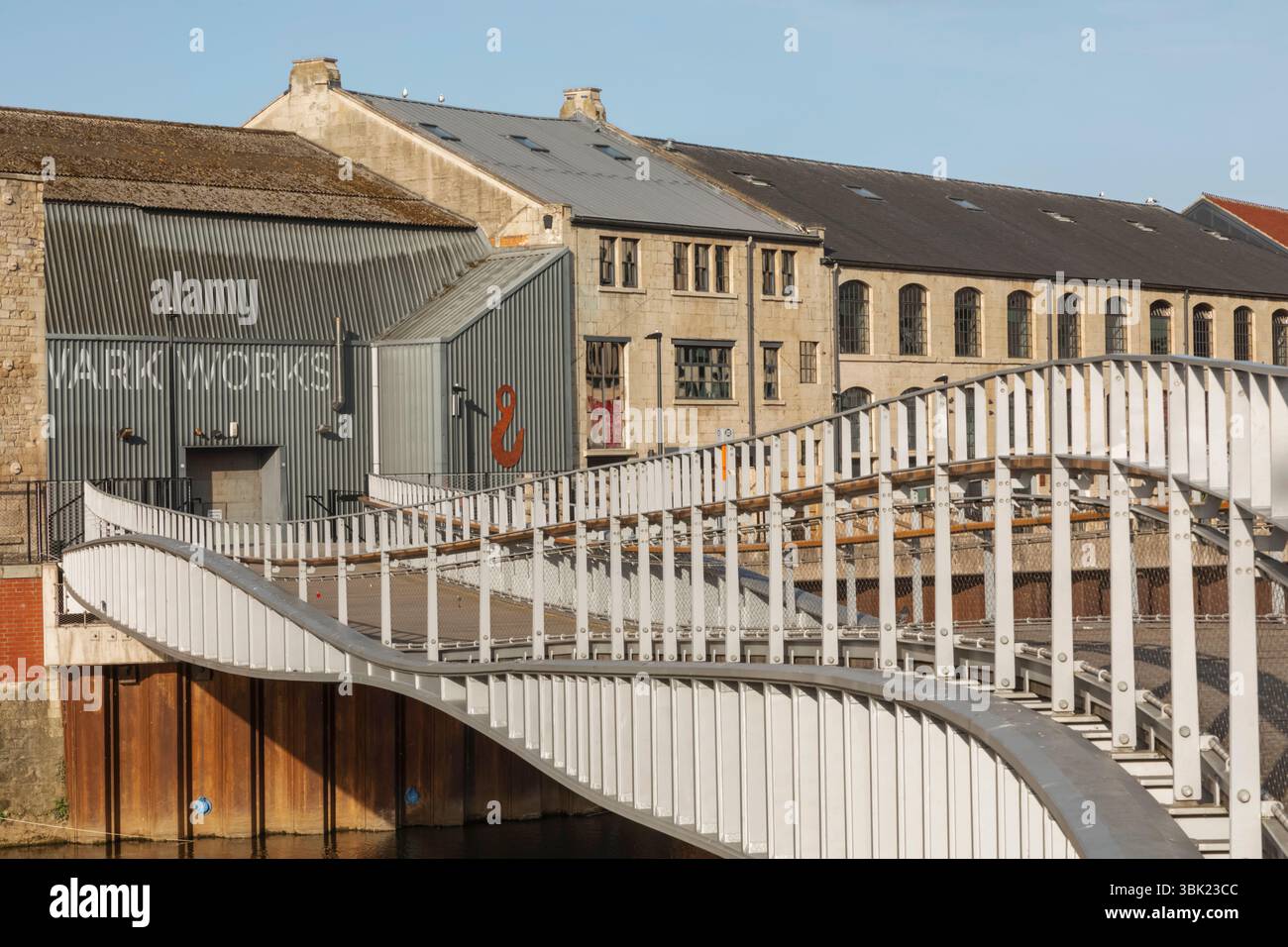 England, Somerset, Bath, Bath Quays, Newark Works Wohn- und Büroentwicklung Stockfoto