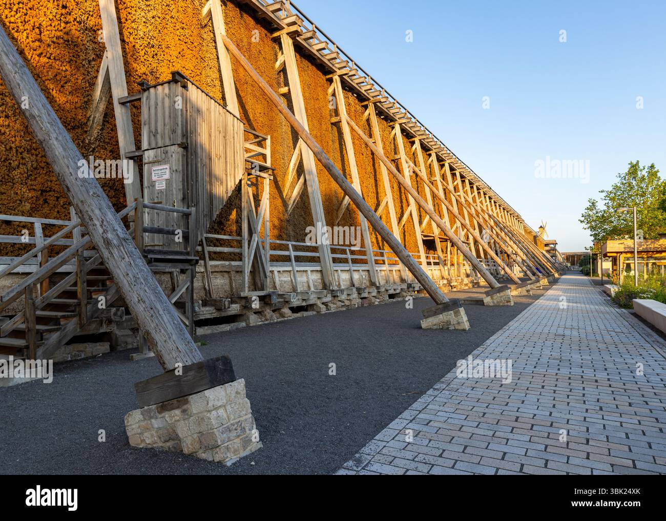 Gradierwerk Bad Dürrenberg Stockfoto