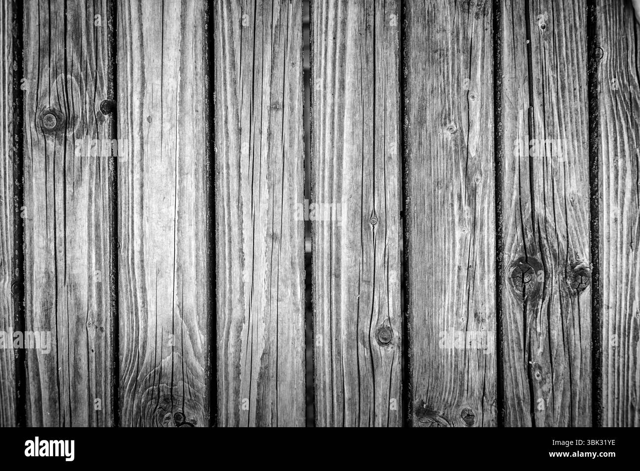 Holzzaun Nahaufnahme Foto als Hintergrund closeup Stockfoto