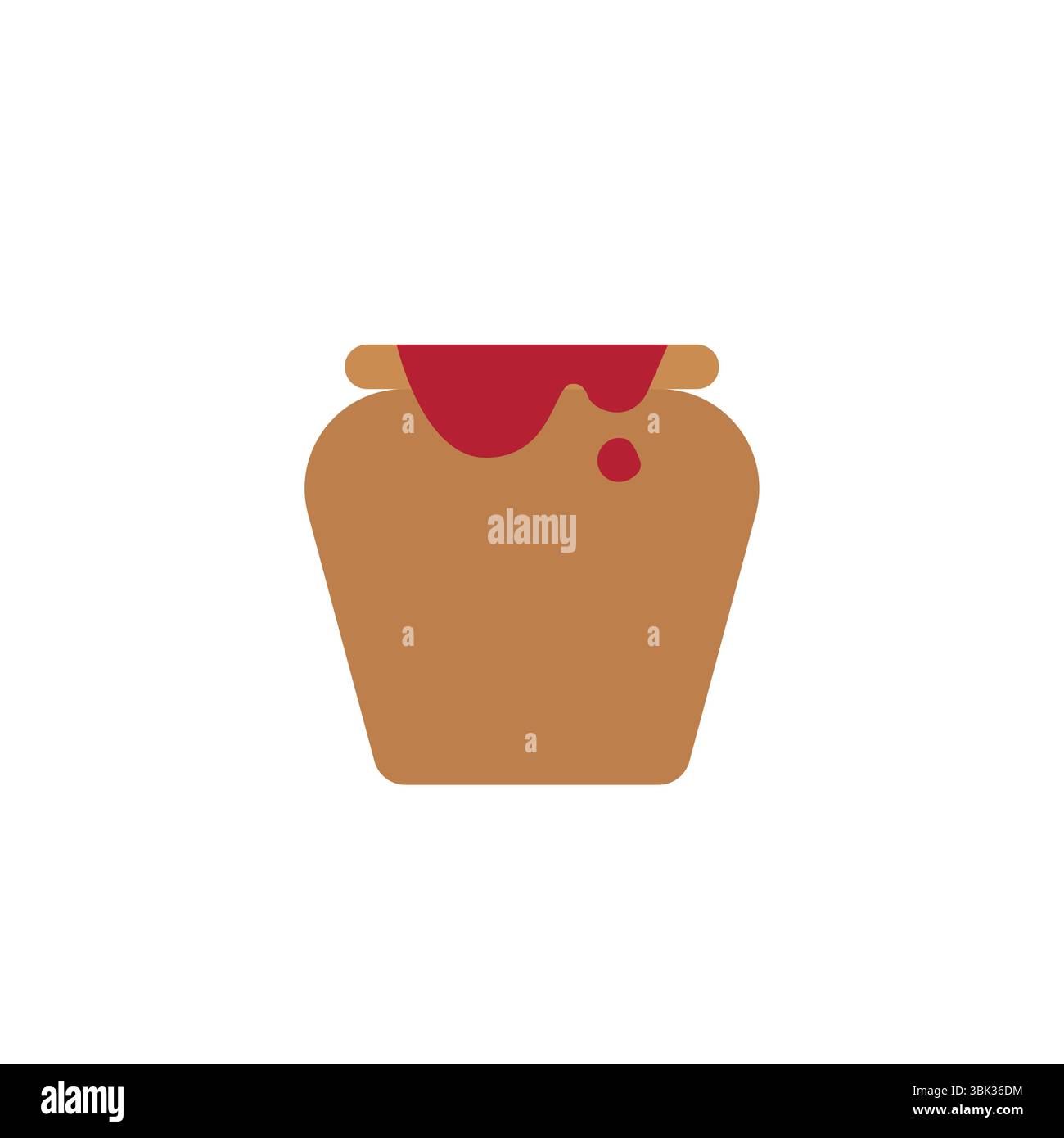 Jam jar Emoji Symbol Symbol Symbol Vektor Illustration Stock Vektor