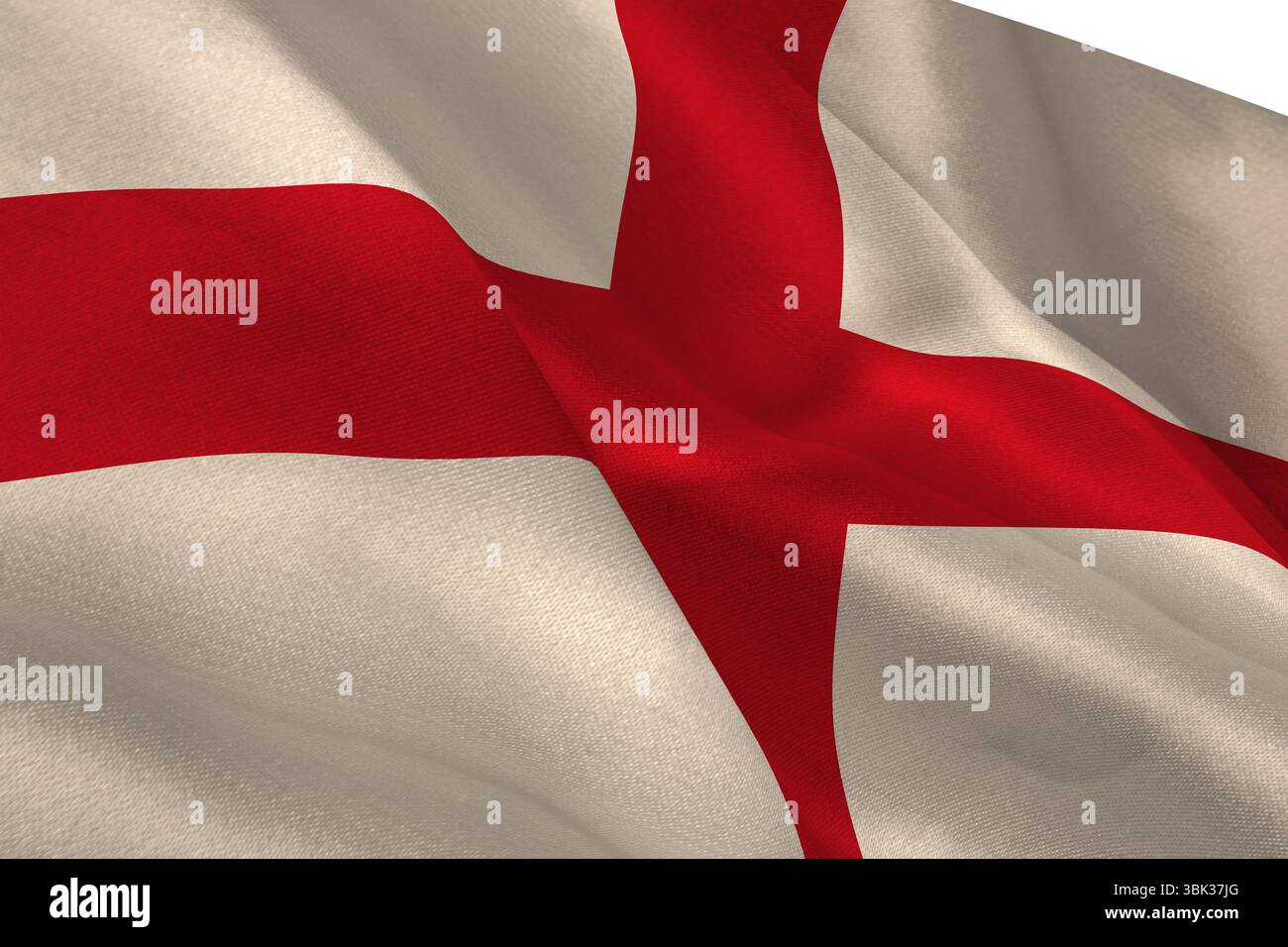 Digital erzeugte englische Nationalflagge Stockfoto