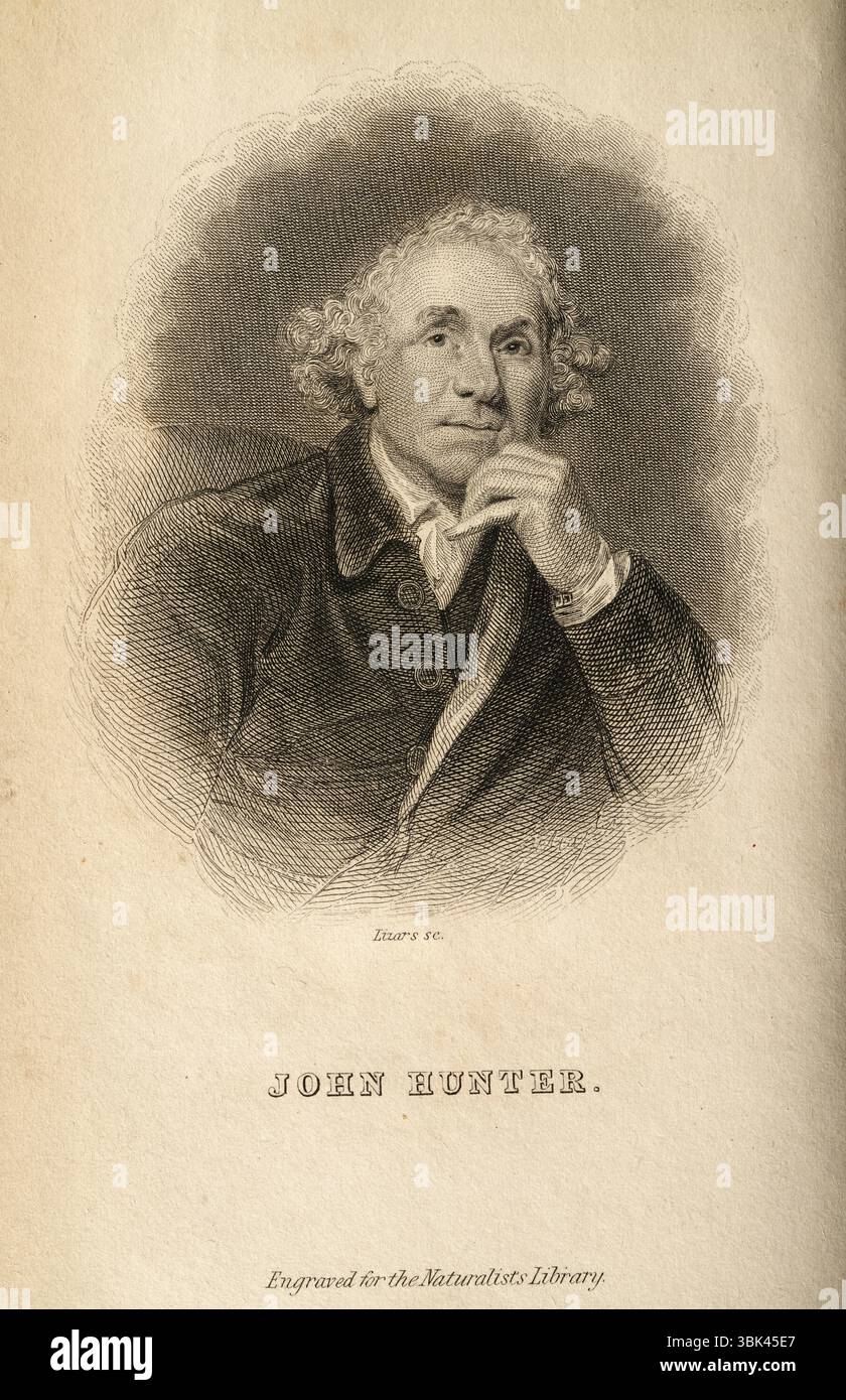 Sir John Hunter war von 1728 bis 1793 ein schottischer Chirurg, einer der bedeutendsten Wissenschaftler und Chirurgen seiner Zeit Stockfoto