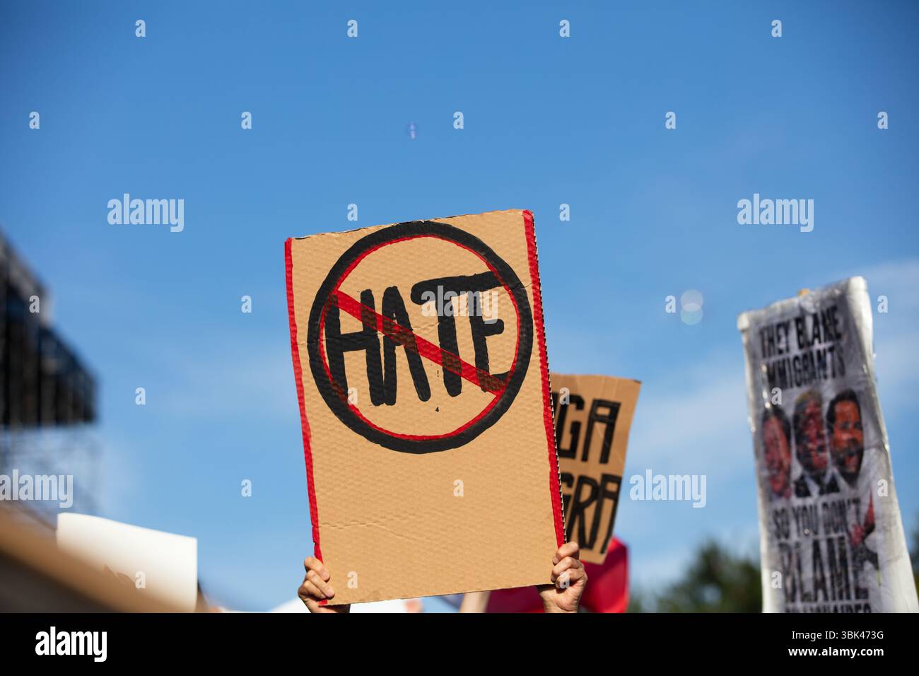 Austin, USA. Juni 2025. Protestkundgebung „No Kings“ beim Texas Capitol, 16. Juni 2025, Austin, TX, USA (Foto: Violeta Alvarez/SIPA USA) Credit: SIPA USA/Alamy Live News Stockfoto