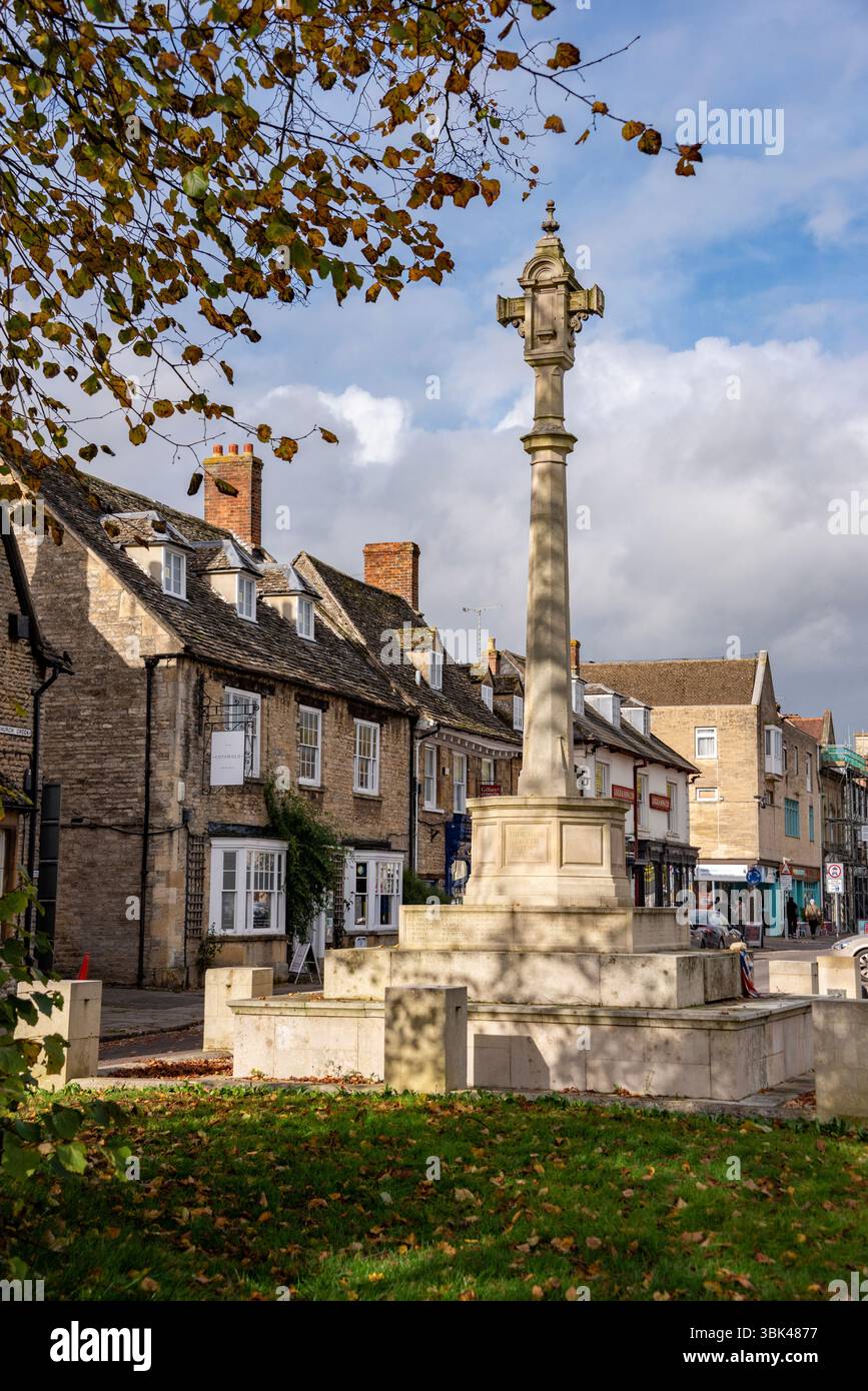 Das war Memorial, Church Green, Witney, Großbritannien Stockfoto