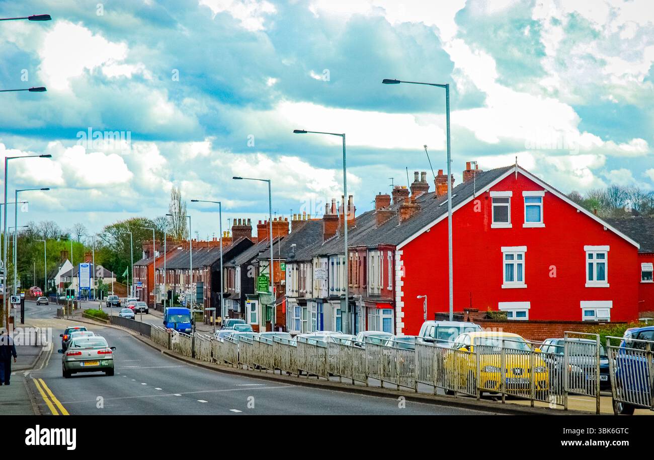Newcastle unter Lyme in England, Großbritannien Stockfoto