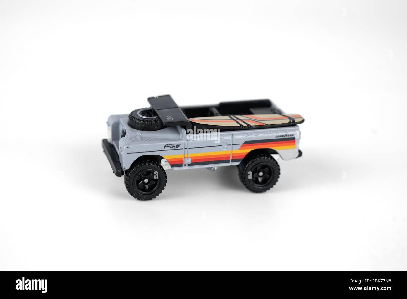 Hot Wheels Land Rover Series II Spielzeugmodell – Wales, Großbritannien – 12. Juni 2025 Stockfoto