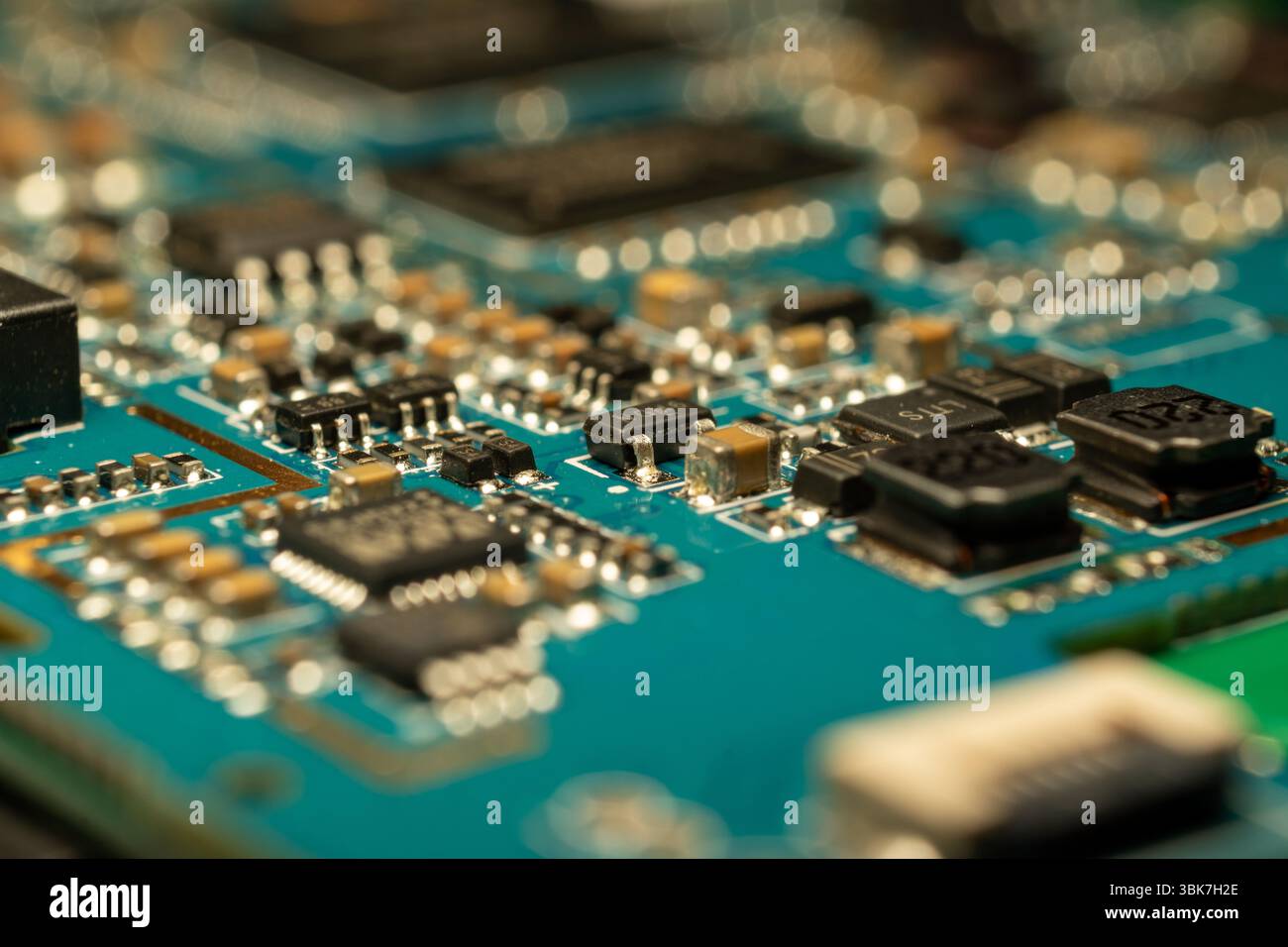Elektronikplatine Stockfoto