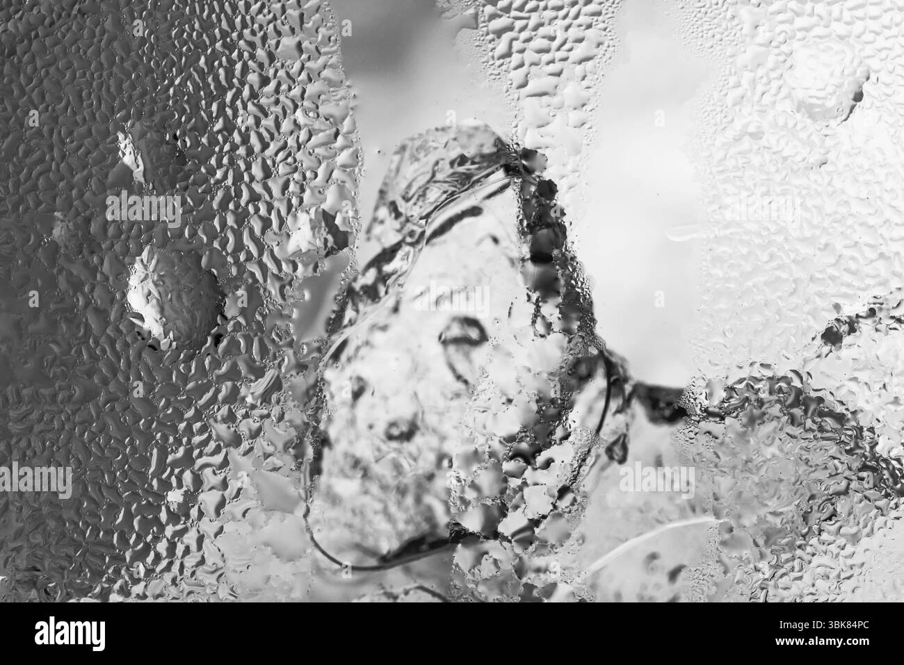 Eiswürfel als Hintergrund Textur Nahaufnahme Foto Stockfoto