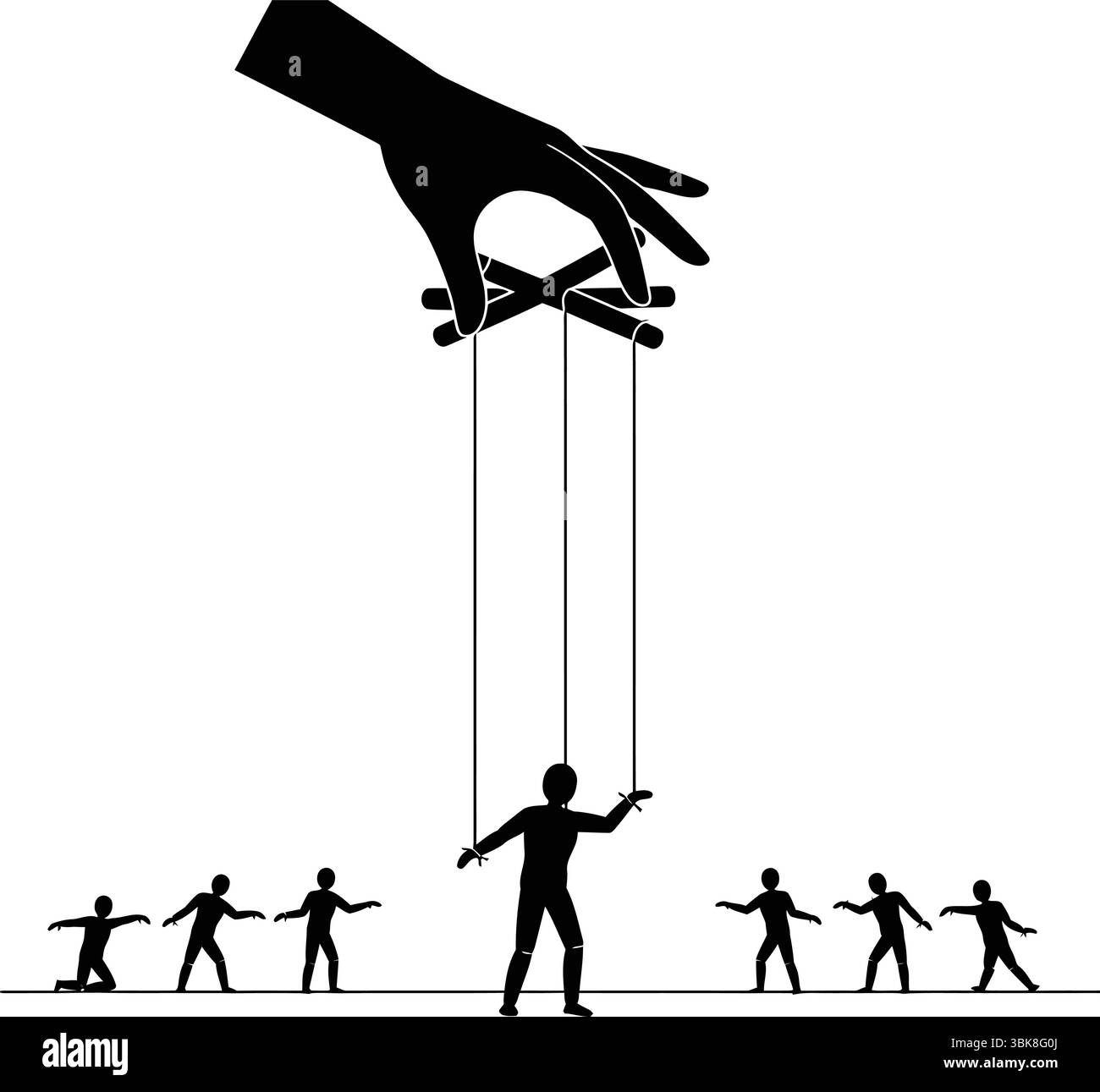 Silhouette eines Geschäftstreffens mit Präsentation im Sitzungssaal des Büros Stock Vektor