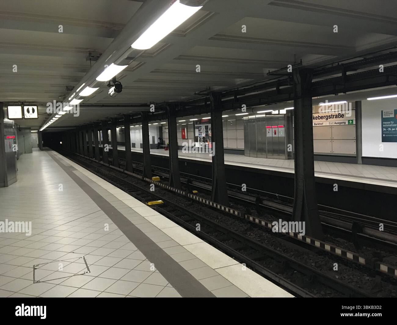 Dramatische Aufnahmen von Hamburger Zügen – S-Bahn-/ICE-Einheiten und Vintage-DB-Schienenfahrzeugen vor der Kulisse von städtischen Bahnhöfen, Gleisen und Stahl unter weichem Winterlicht Stockfoto