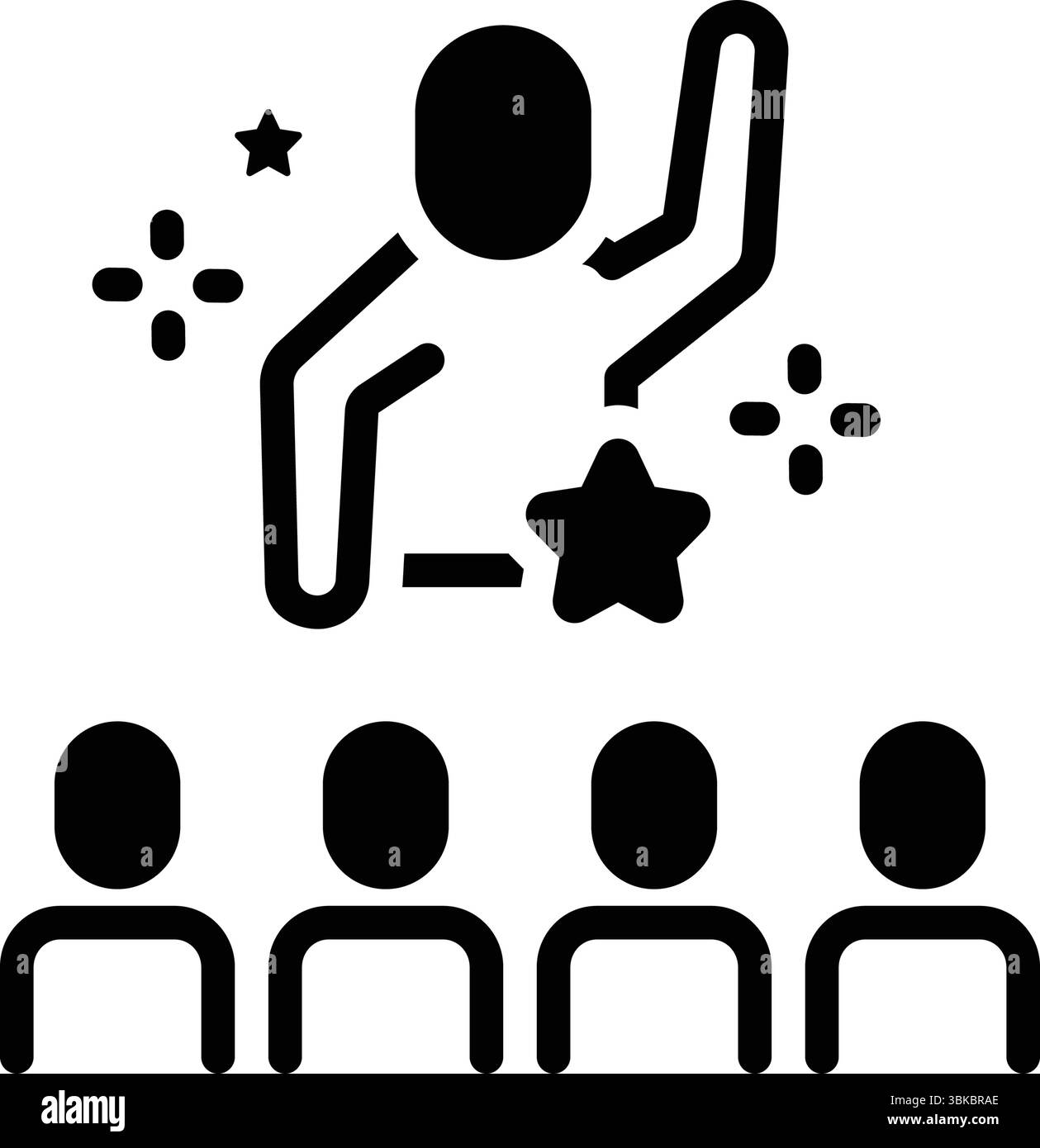 Symbol für Filmstar, Film Stock Vektor