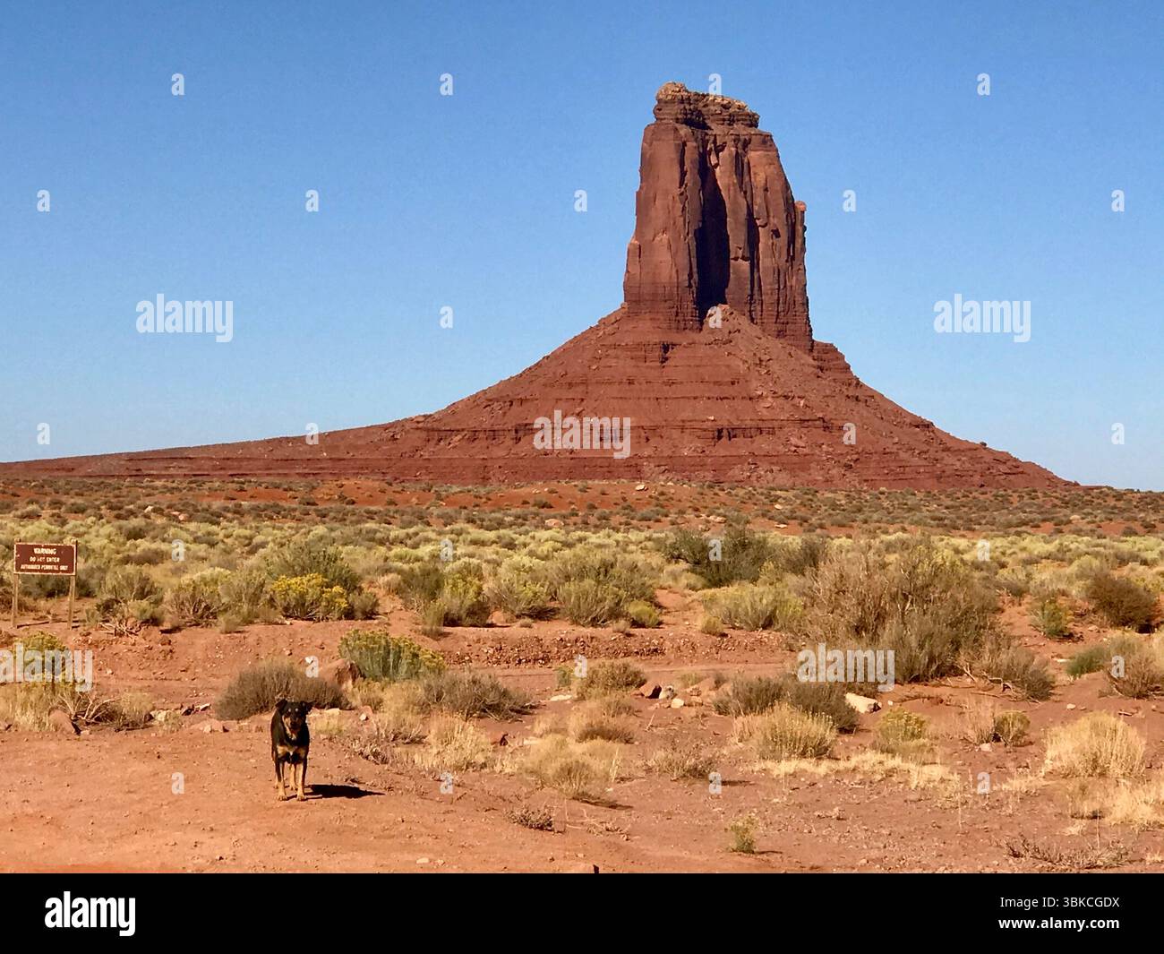 West Mitten Butte, Monument Valley Stockfoto