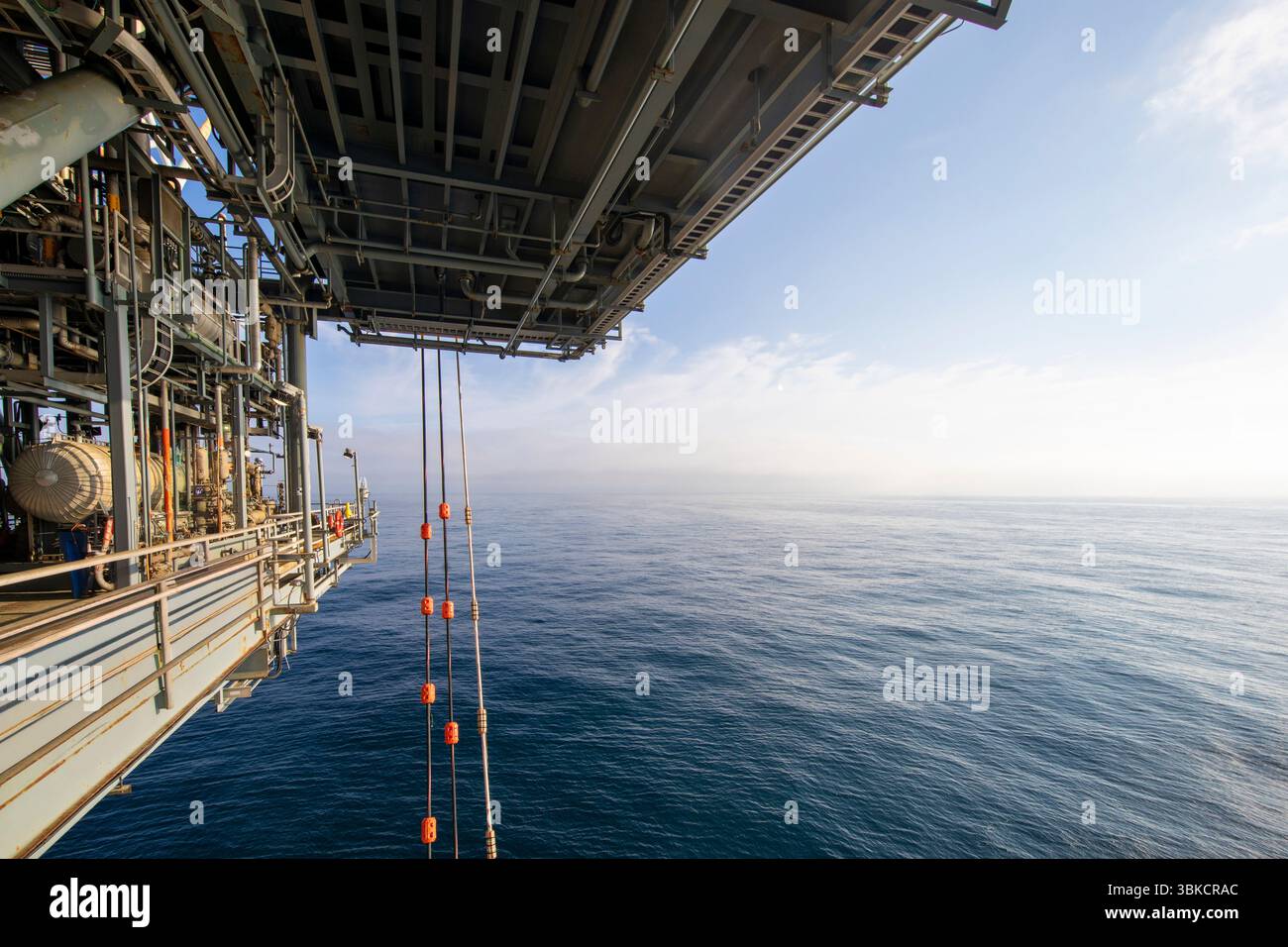 Bohren nach Öl in GOM Stockfoto