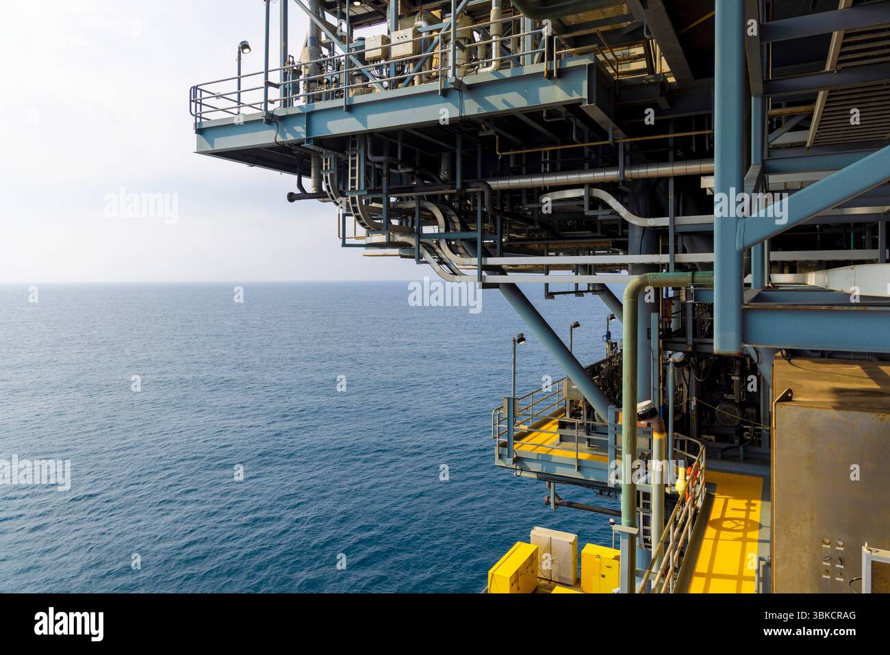 Bohren nach Öl in GOM Stockfoto