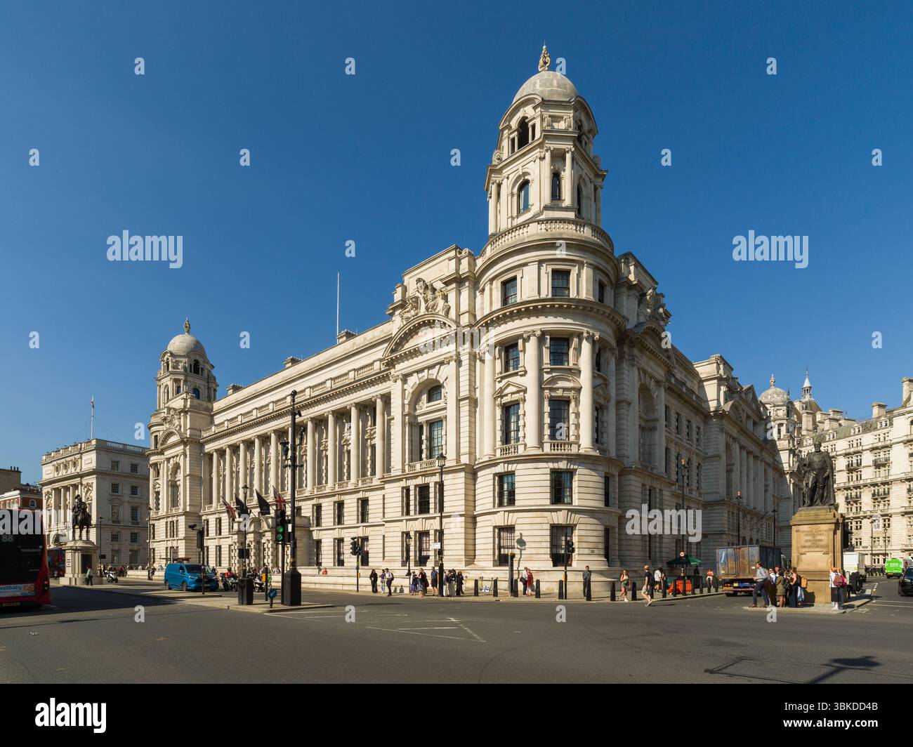 Das Raffles Hotel London Whitehall befindet sich in einem historischen Gebäude Stockfoto