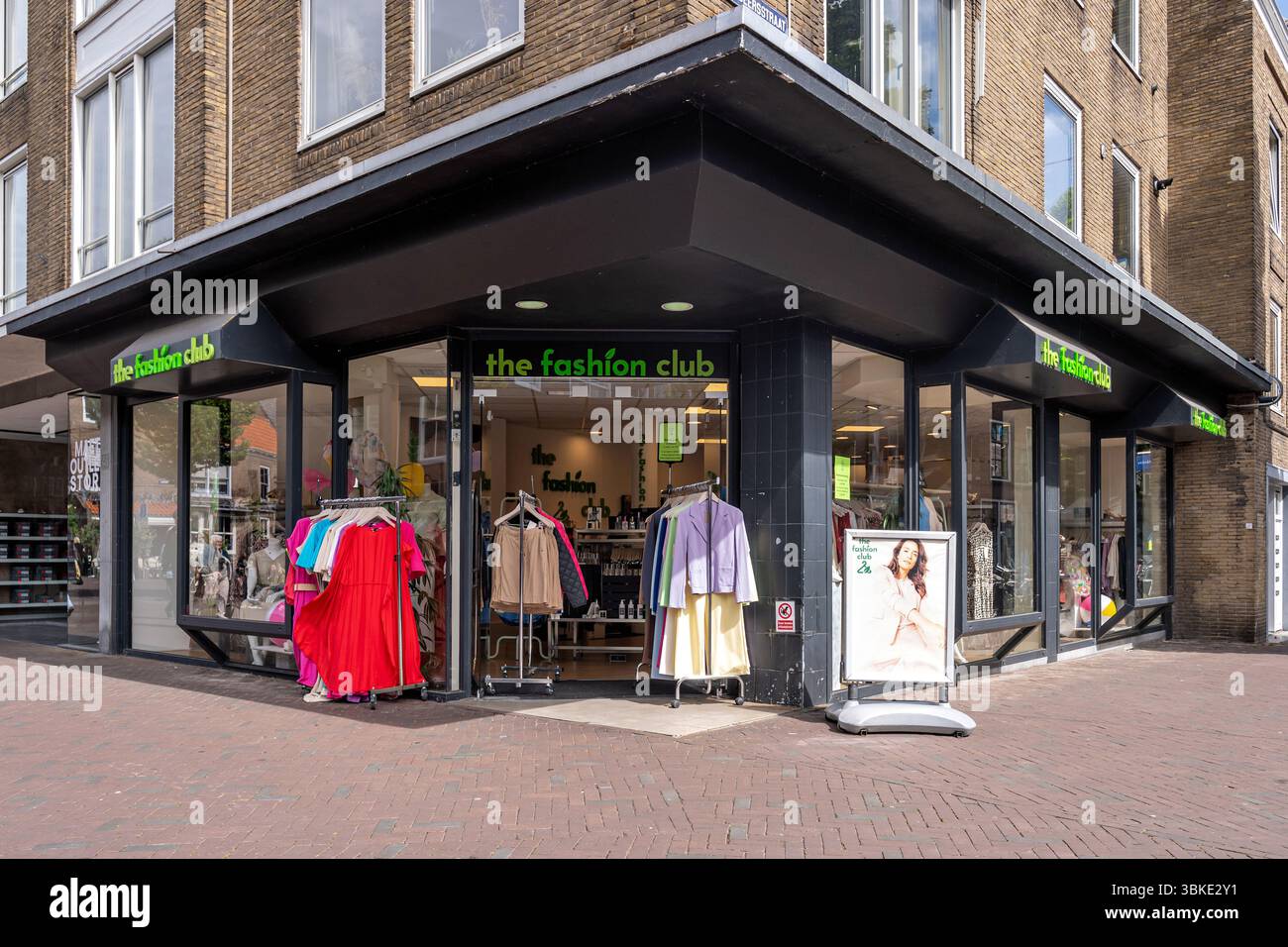 Der Modeclub in Middelburg, Niederlande Stockfoto