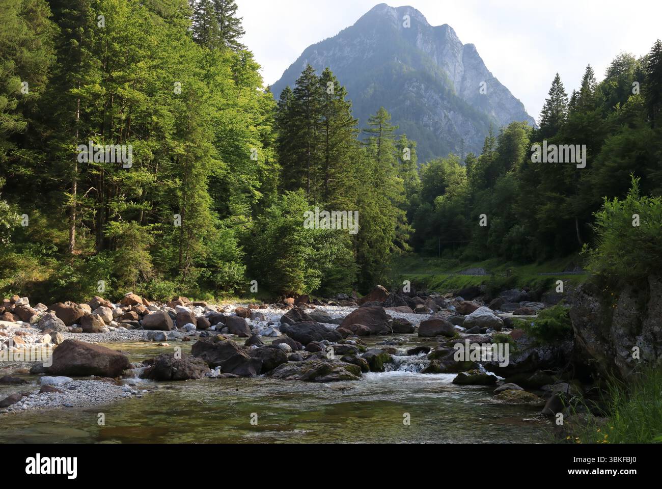 Laghi di Fusine bei Tarvisio Stockfoto