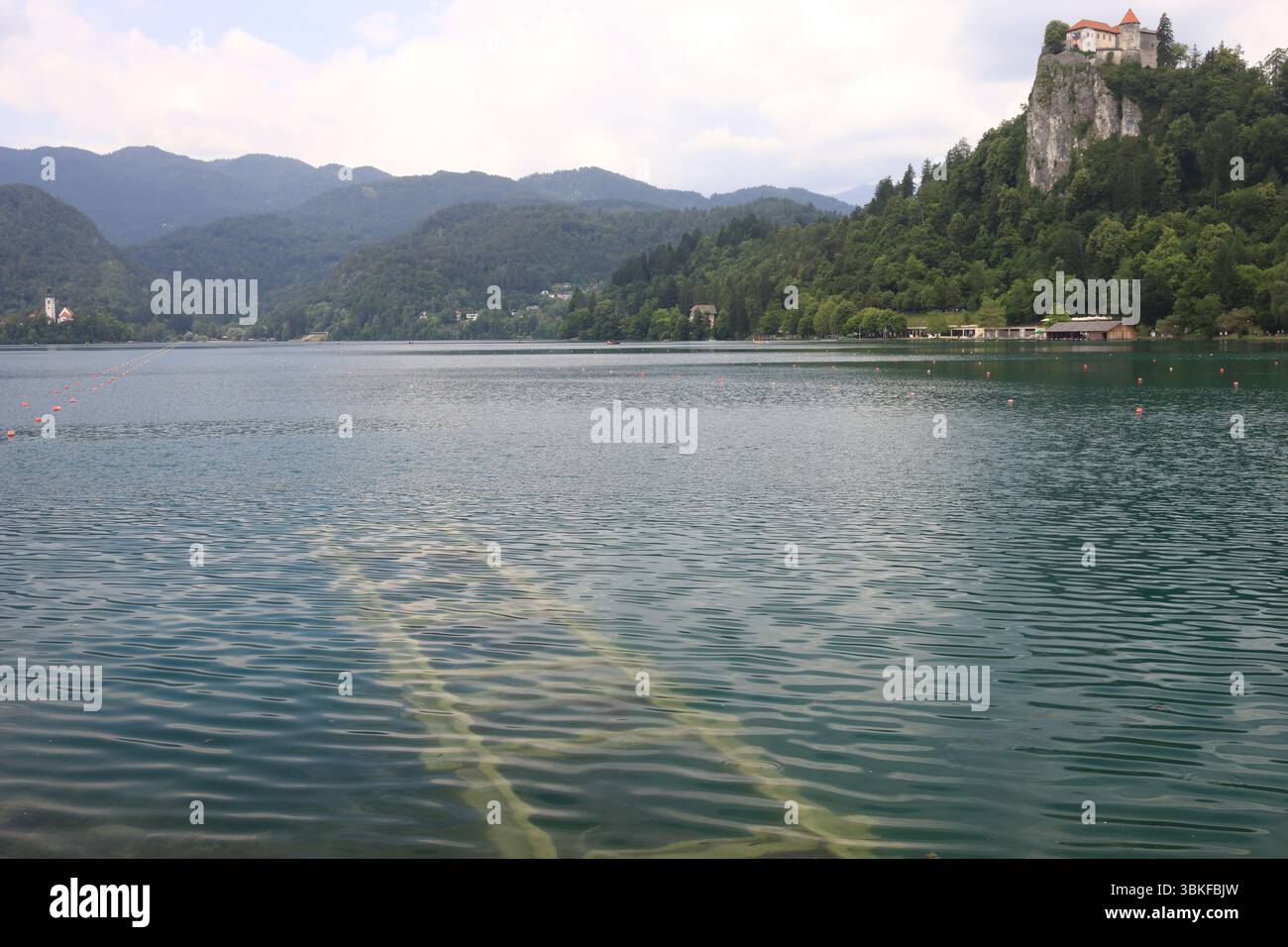 Der See von Bled Stockfoto