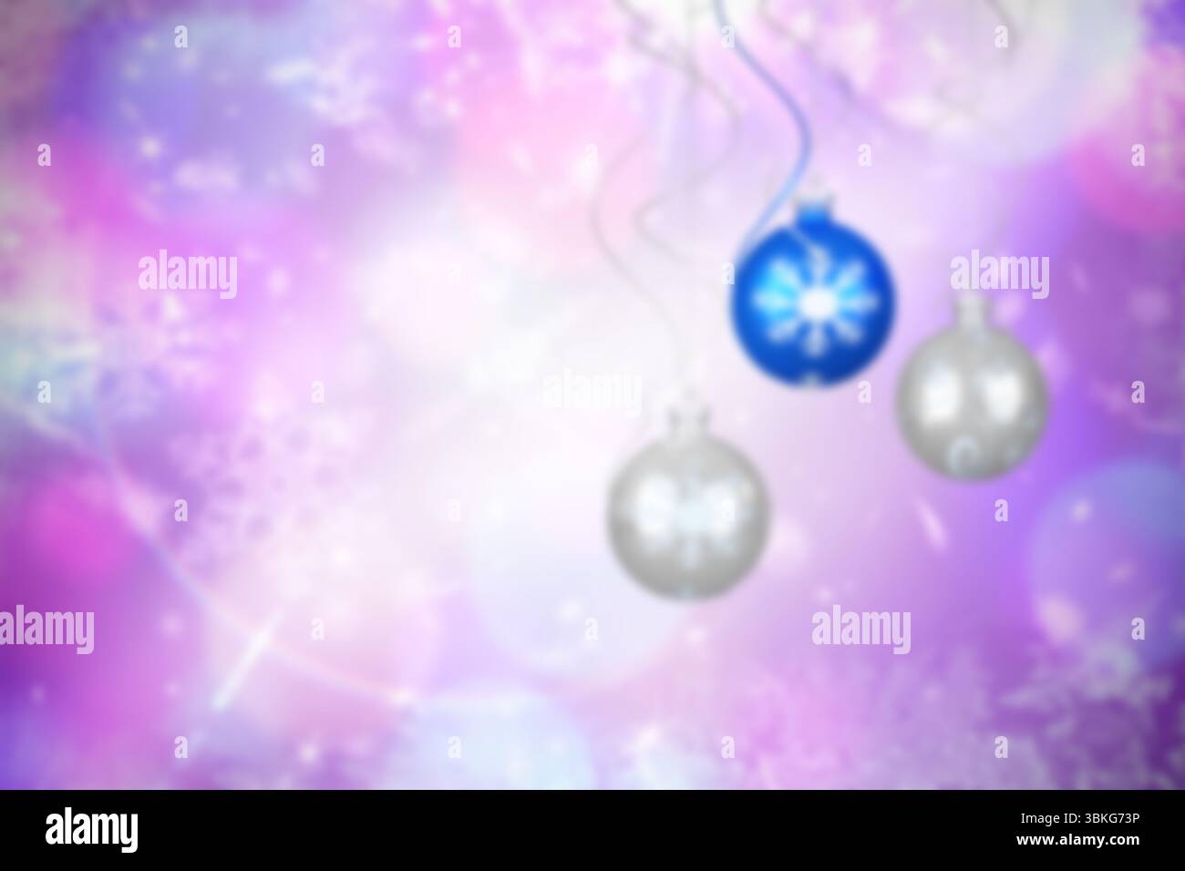 Verschwommener weihnachtshintergrund Stockfoto