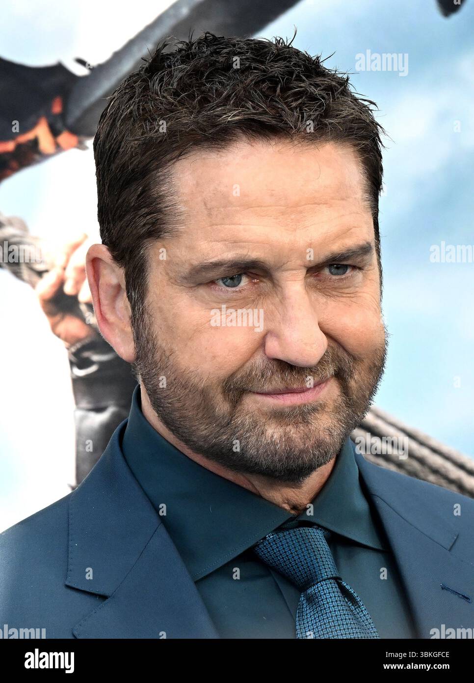 Los Angeles, Usa. Juni 2025. Schauspieler Gerard Butler nimmt an der Premiere von „How to Train Your Dragon“ Teil, die im Academy Museum of Motion Pictures stattfindet. Quelle: SOPA Images Limited/Alamy Live News Stockfoto