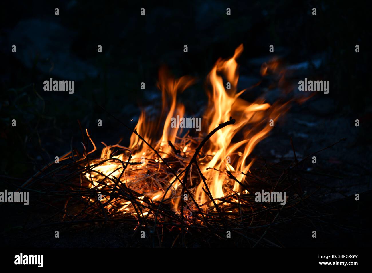 Feuerring Bailey Colorado Rocky Mountain Waldbrand Stockfoto