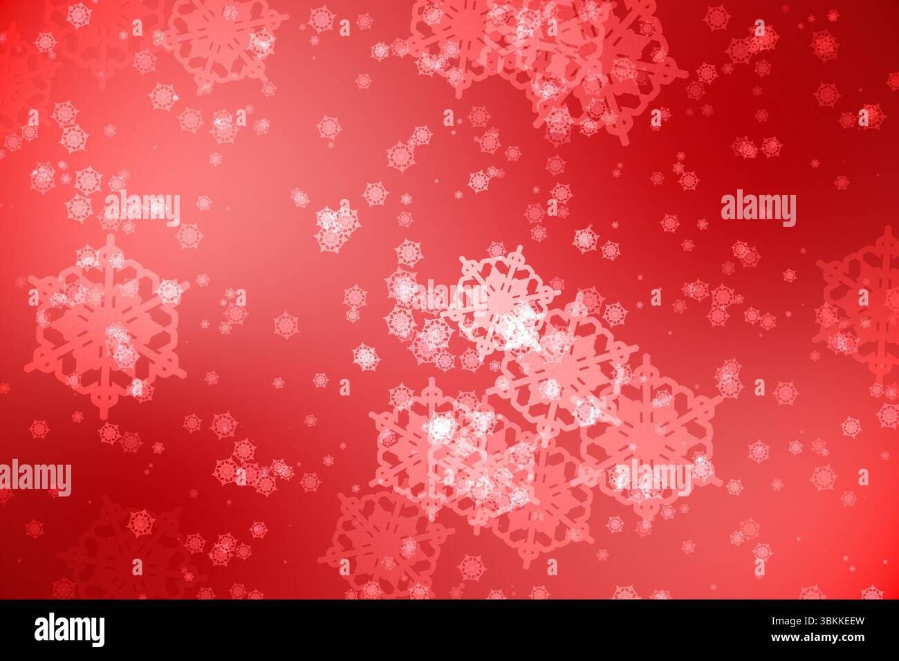 Digital generiert, filigrane Schneeflocke-design Stockfoto