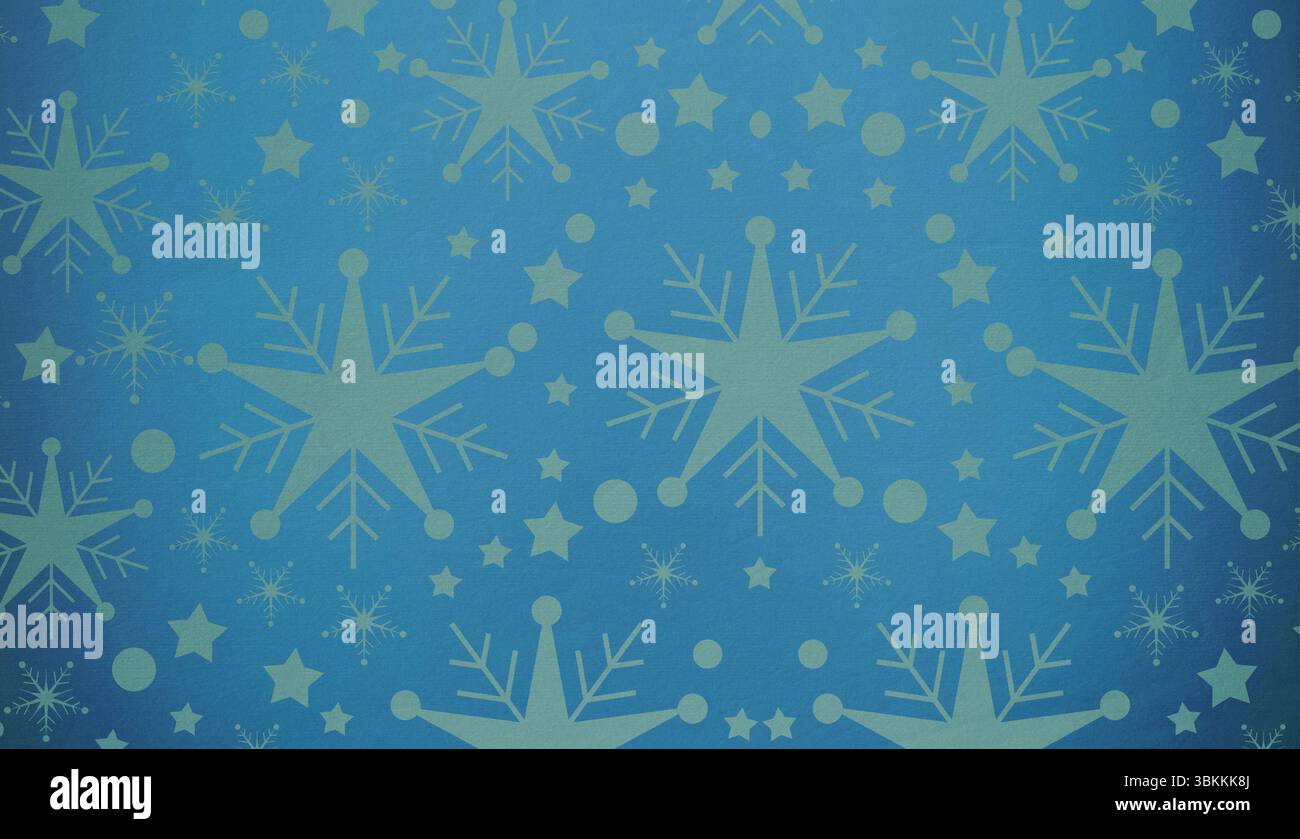 Schneeflocken-Tapetenmuster Stockfoto