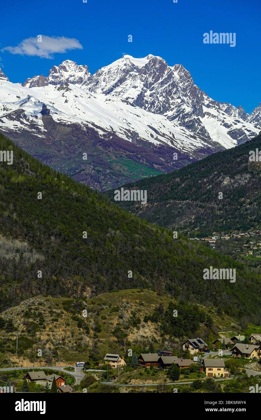 Briancon Area, briancon, Südfrankreich, Alps, Ecins Stockfoto