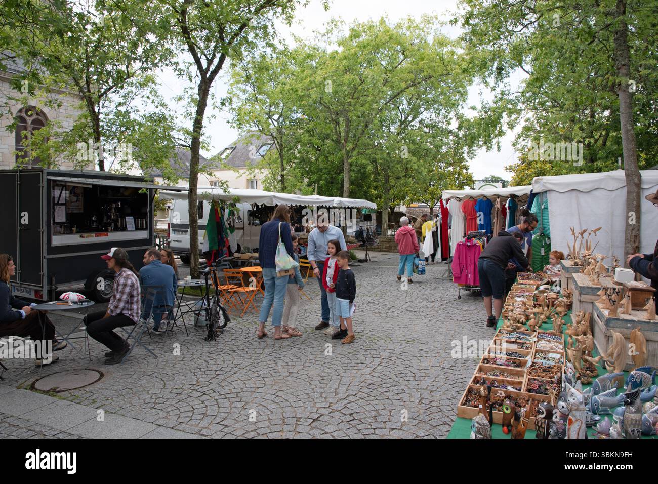 Guidel Market Place Stockfoto