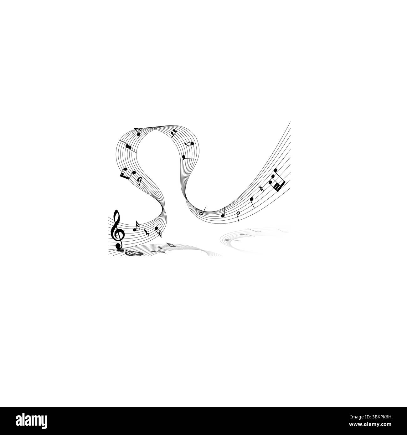 Dieses elegante Schwarzweiß-Blumendesign ist ideal für dekorative Borten, Logos oder Vintage-inspirierte Grafikdesigns mit komplizierten Details Stock Vektor