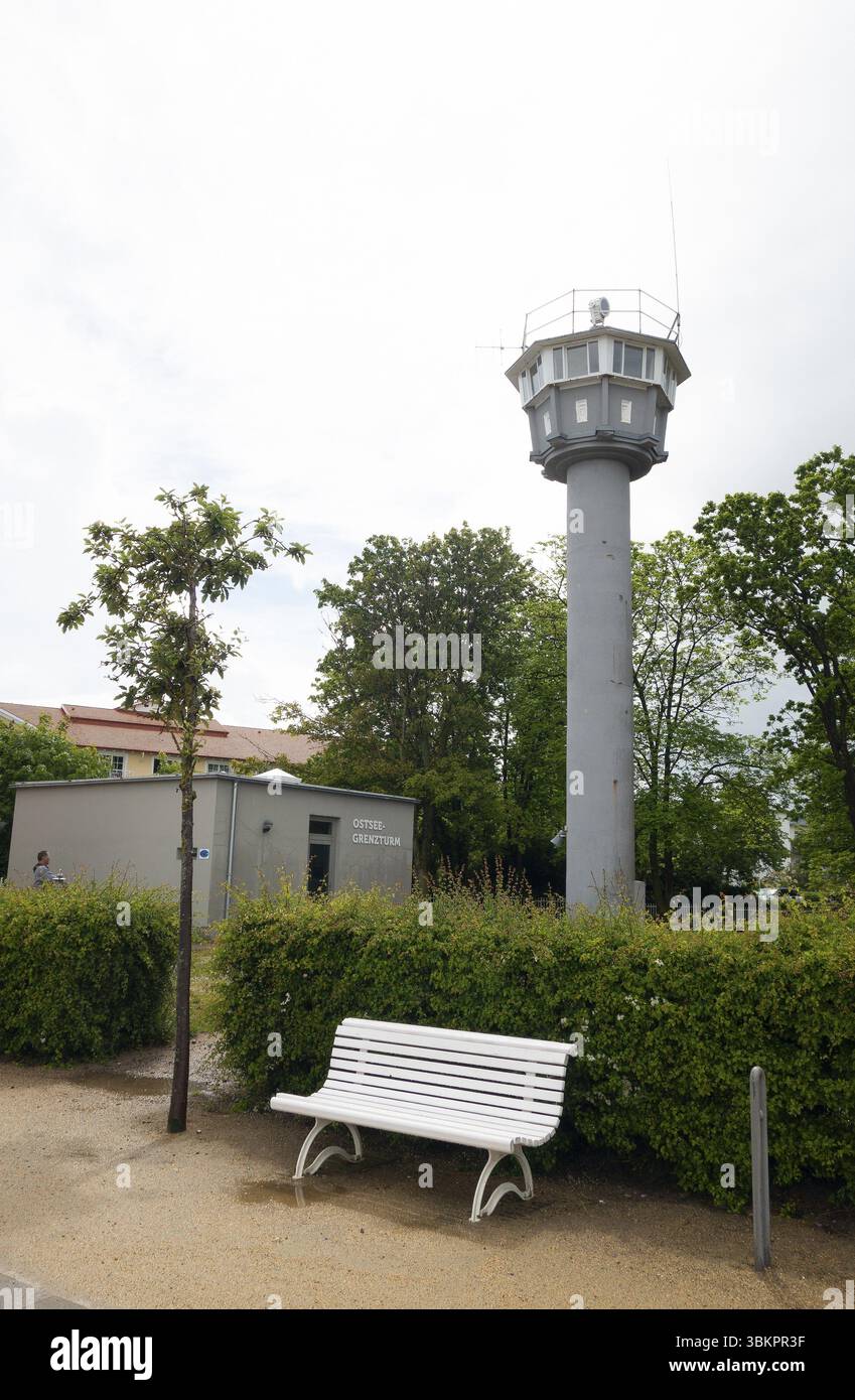 Ostsee-Grenzturm, Ostsee, Ostseebad, Kühlungsborn-Ost, Kühlungsborn, Rostock, Mecklenburg-Vorpommern, Deutschland, EU Stockfoto
