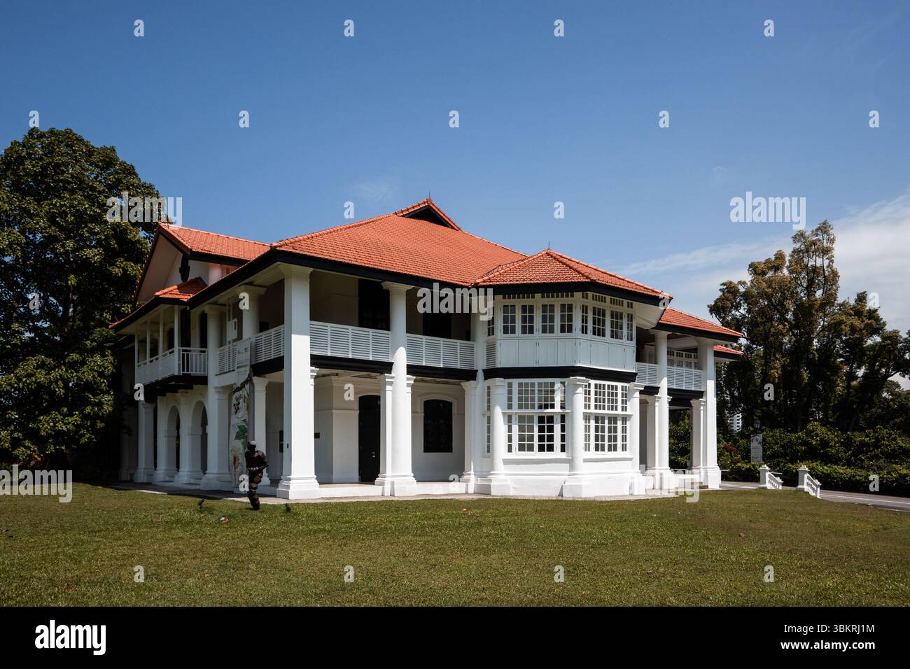Galopp Extension of the Singapore Botanical Gardens, Botanical Art Gallery, Inverturret Stockfoto