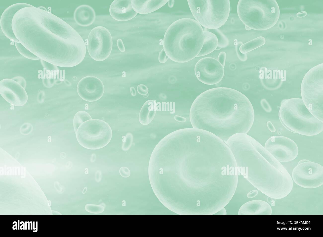 Dreidimensionales Bild der Infektionskrankheit Stockfoto