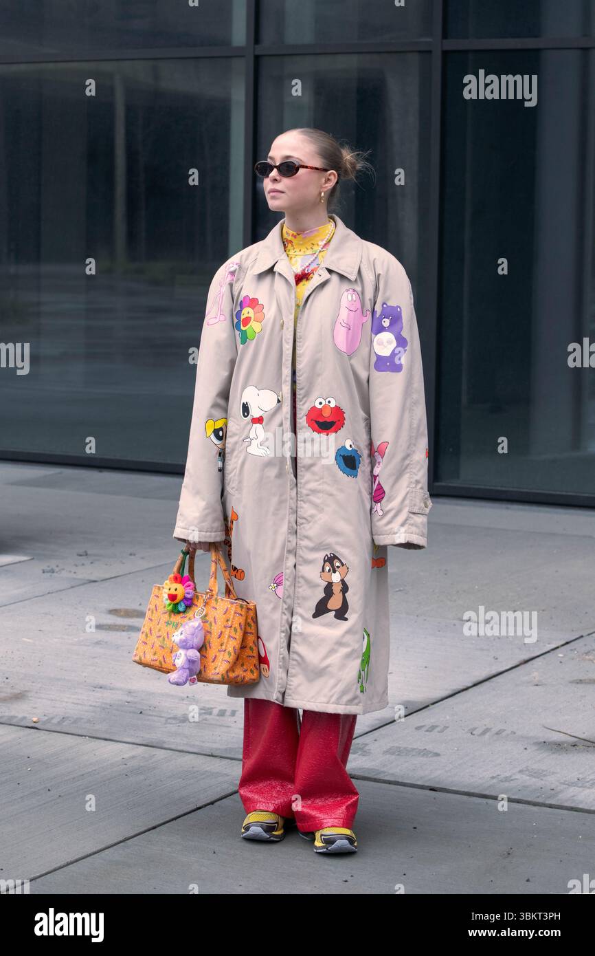 ANAIS Van Oekel auf der Kopenhagener Fashionweek 2025 Stockfoto