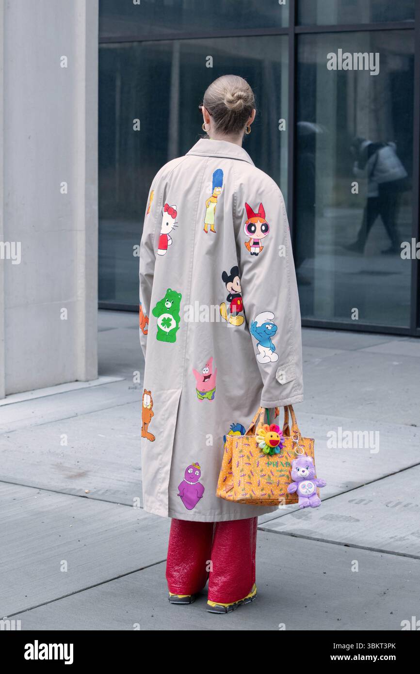 ANAIS Van Oekel auf der Kopenhagener Fashionweek 2025 Stockfoto