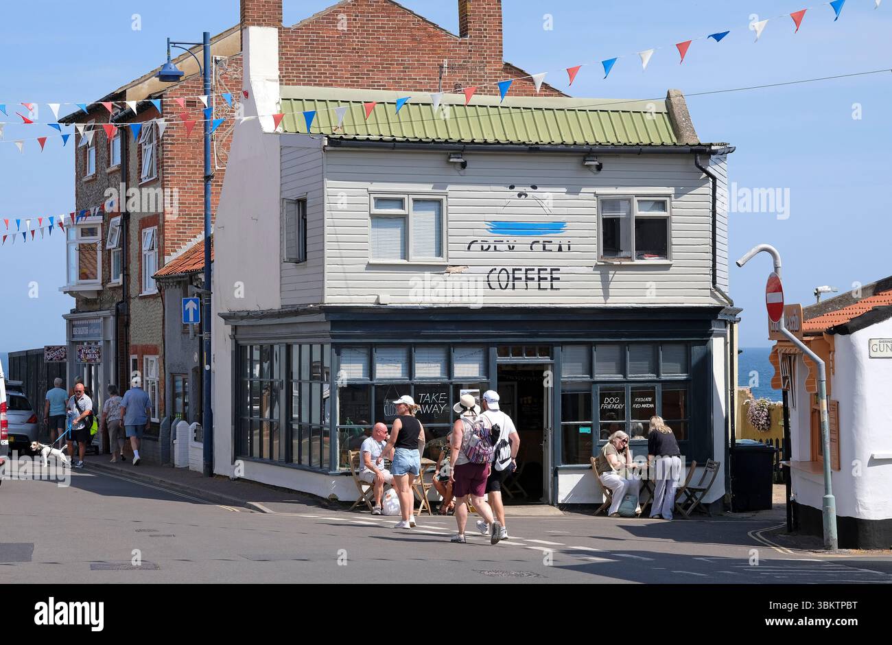 Grey Seal Coffee Cafe, sheringham, Nord norfolk, england Stockfoto