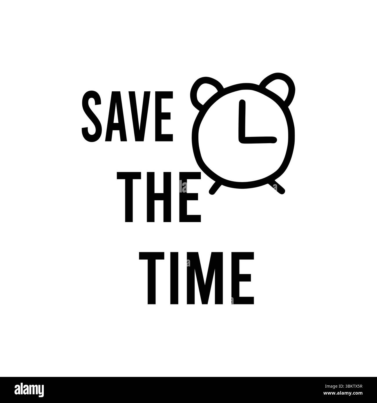 Sparen Sie Zeit Stock Vektor