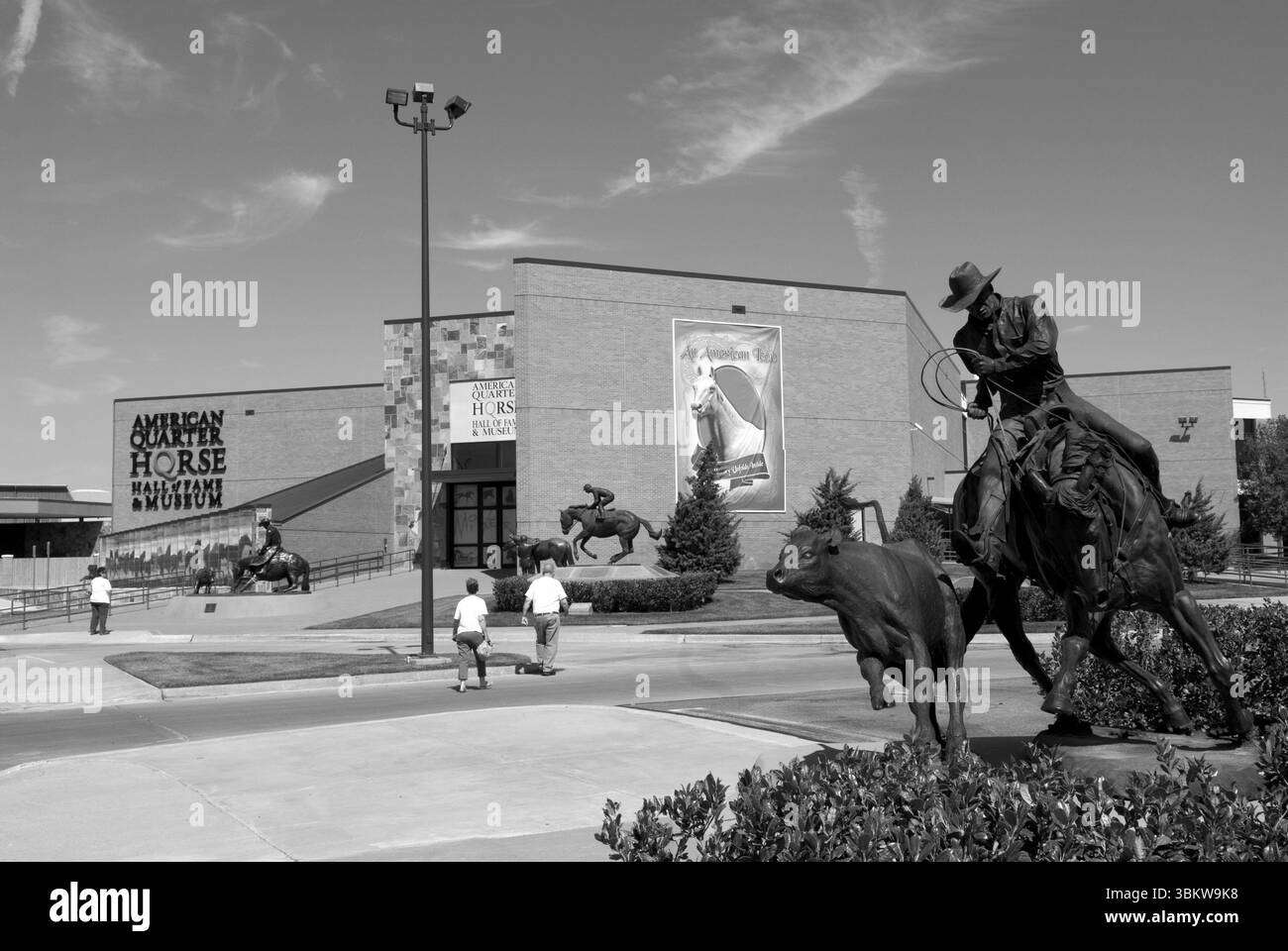 American Quarter Horse Hall of Fame und Museum in Amarillo, Texas, USA. Stockfoto