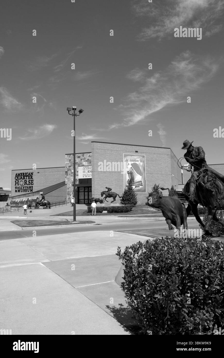 American Quarter Horse Hall of Fame und Museum in Amarillo, Texas, USA. Stockfoto