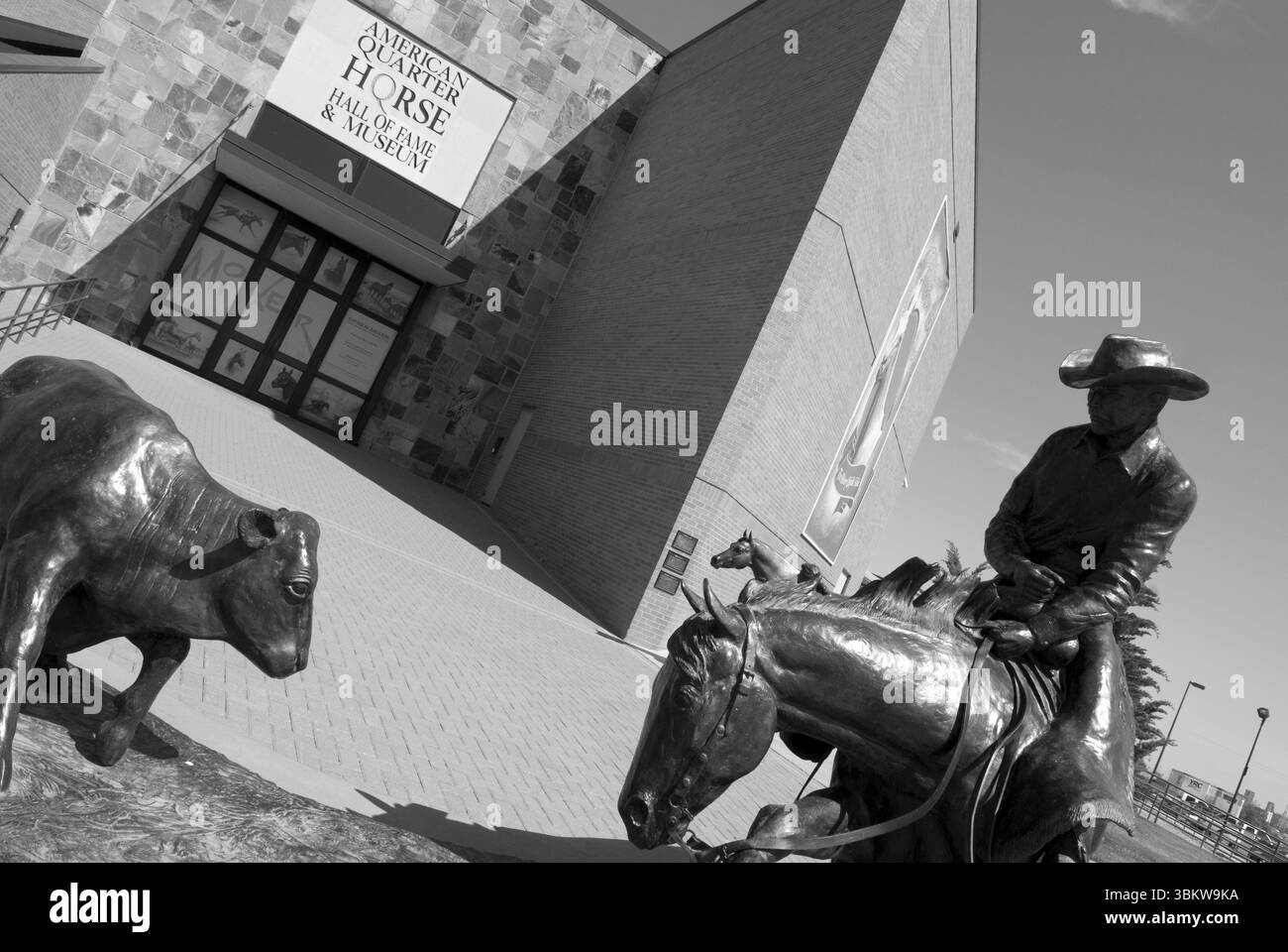 American Quarter Horse Hall of Fame und Museum in Amarillo, Texas, USA. Stockfoto