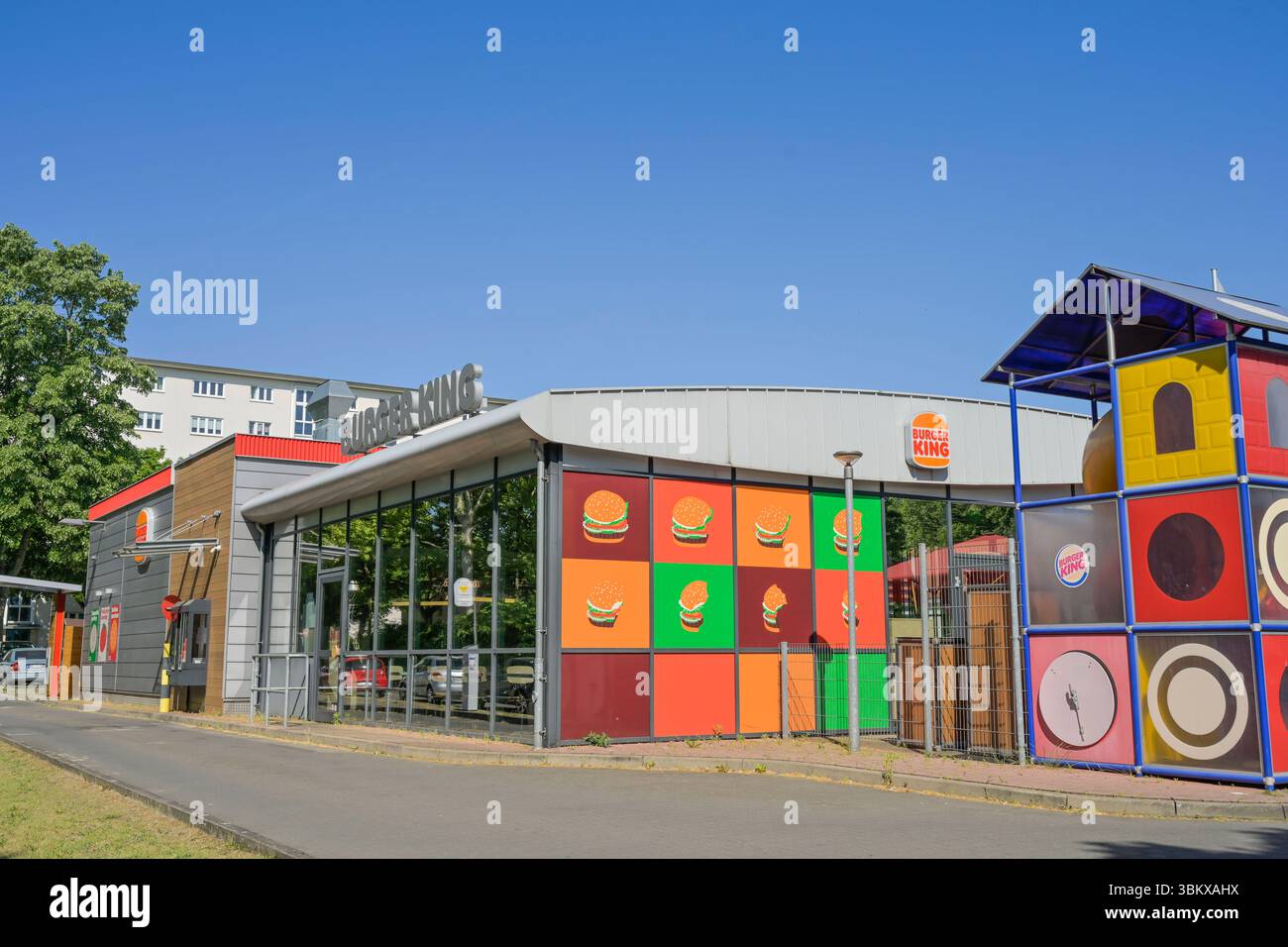 Burgerking, Tempelhofer Damm, Tempelhof, Bezirk Tempelhof-Schöneberg, Berlin, Deutschland *** Burgerking, Tempelhofer Damm, Tempelhof, Tempelhof Schöneberg Bezirk, Berlin, Deutschland Stockfoto