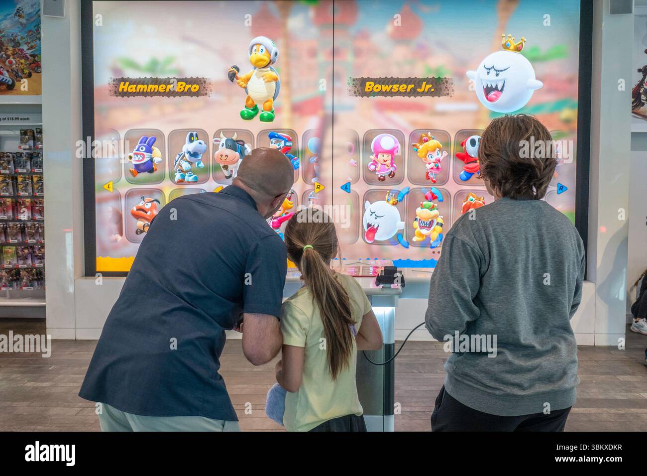 Der Nintendo Store befindet sich im 10 Rockefeller Center in Midtown Manhattan, 2025, New York City, USA Stockfoto