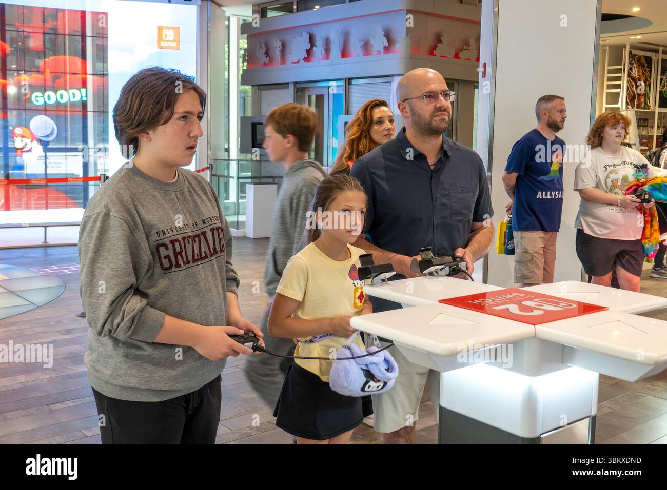 Der Nintendo Store befindet sich im 10 Rockefeller Center in Midtown Manhattan, 2025, New York City, USA Stockfoto