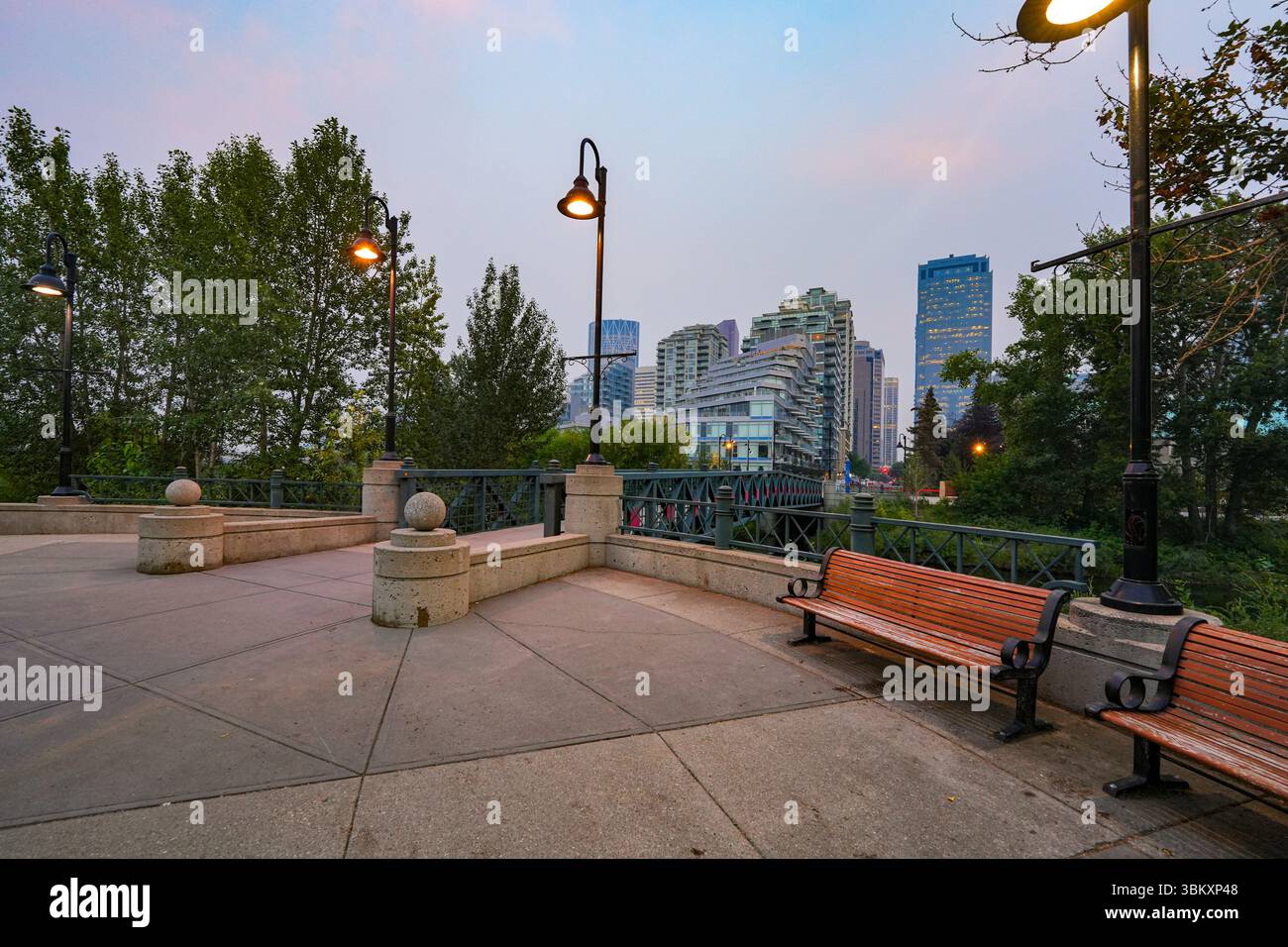 Prince's Island Park in Calgary, Alberta, Kanada Stockfoto