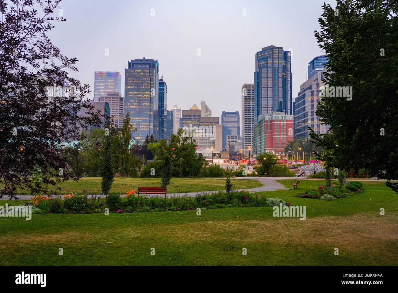 Prince's Island Park in Calgary, Alberta, Kanada Stockfoto