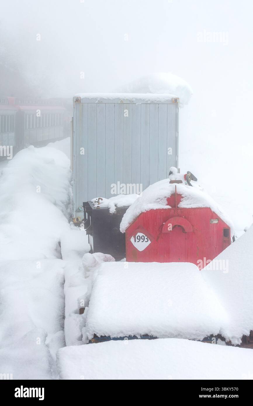 White Pass und Yukon Railway, Skagway, Alaska, USA Stockfoto