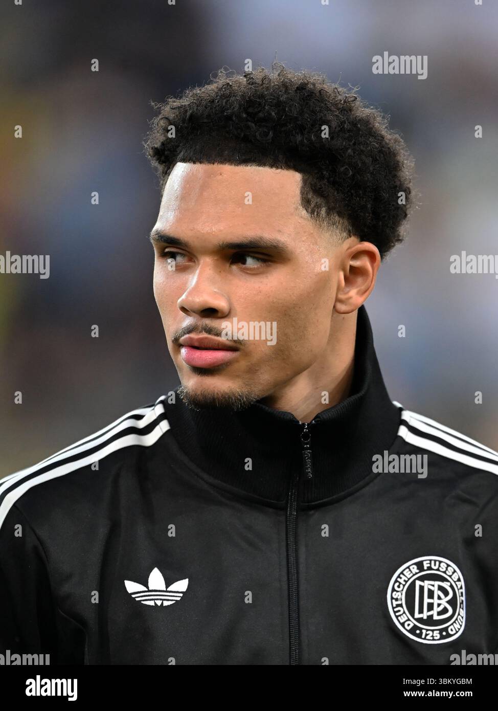 DUNAJSKA STREDA - Nnamdi Collins von Deutschland U21 in der DAC Arena während des Viertelfinales der U21-Europameisterschaft zwischen Deutschland und Italien. ANP | Hollandse Hoogte | GERRIT VAN KEULEN Stockfoto