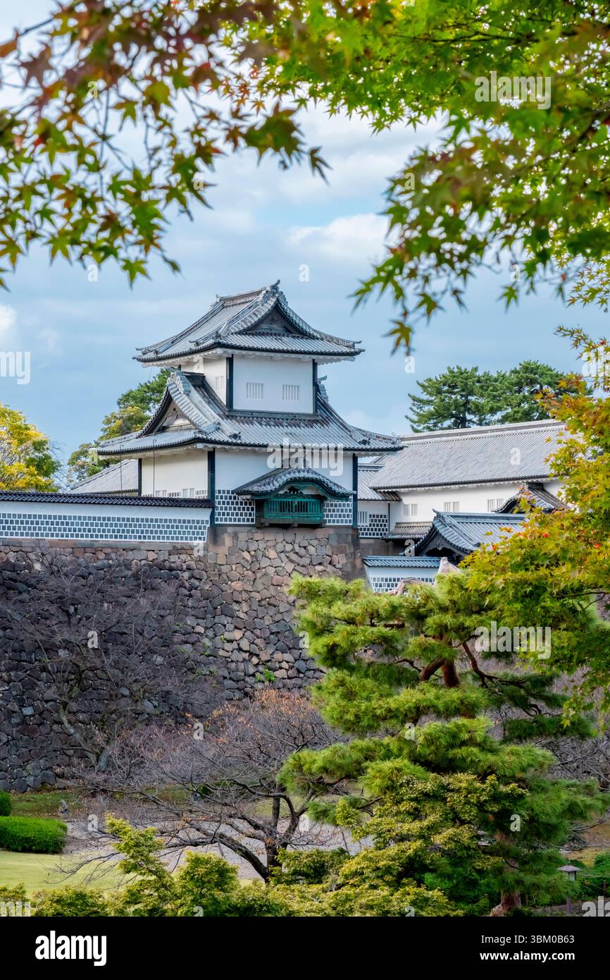 Kanazawa Castle Park, Kanazawa, Japan Stockfoto