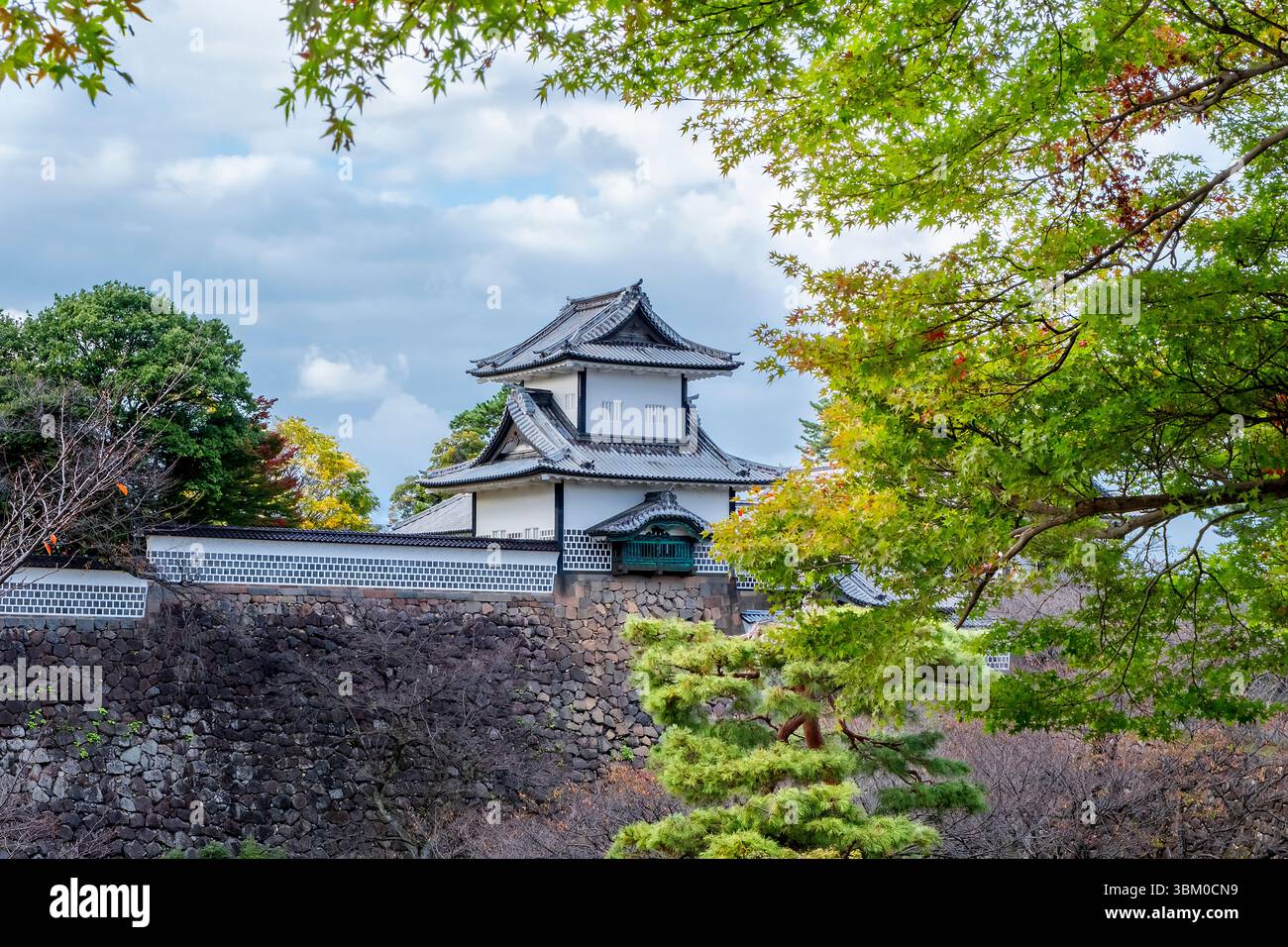 Kanazawa Castle Park, Kanazawa, Japan Stockfoto