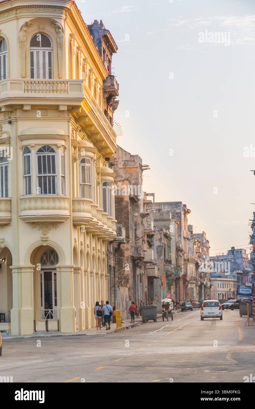 Kuba, Havanna. Straßen von Habana Vieja. Stockfoto